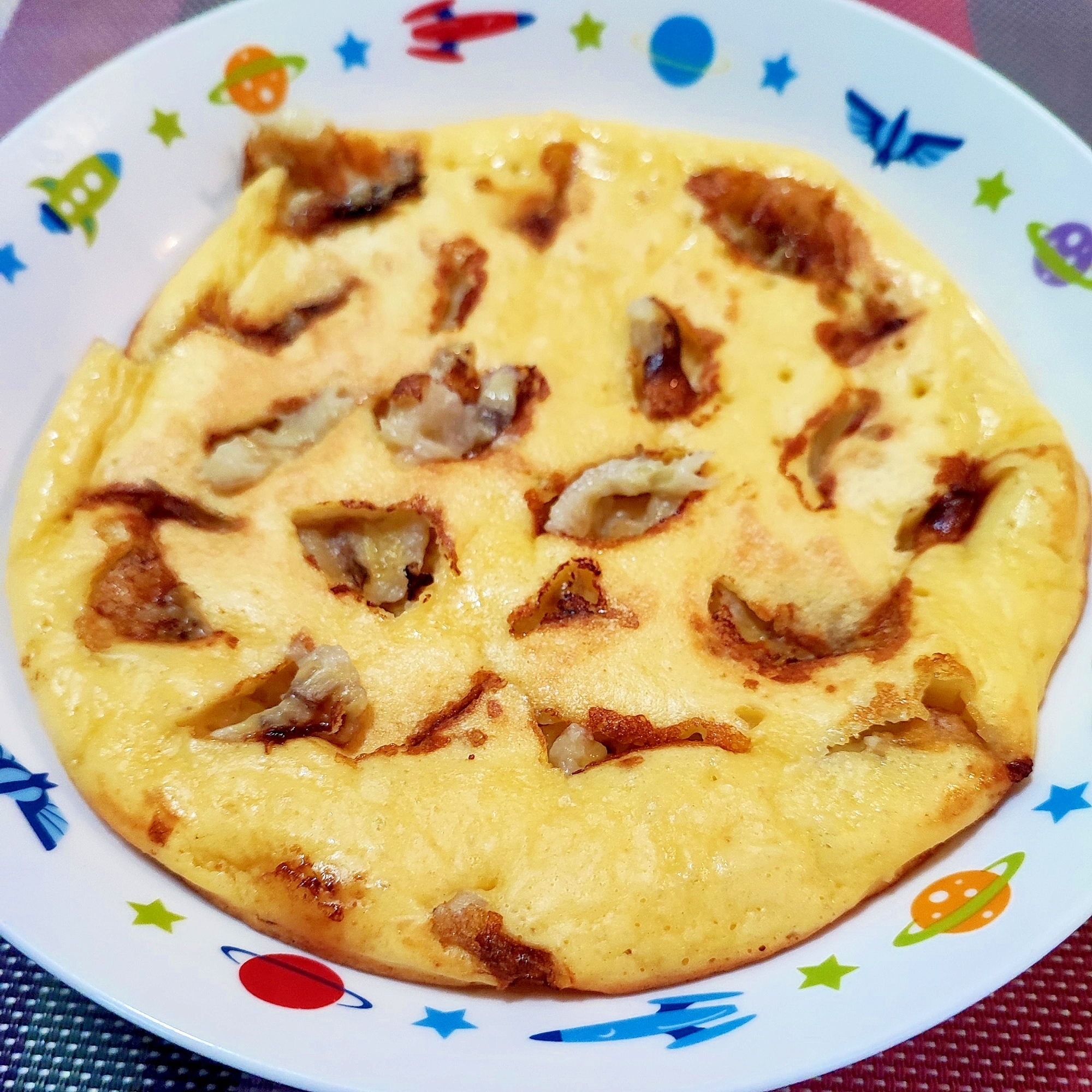 バナナで砂糖不使用☆しっとりパンケーキ